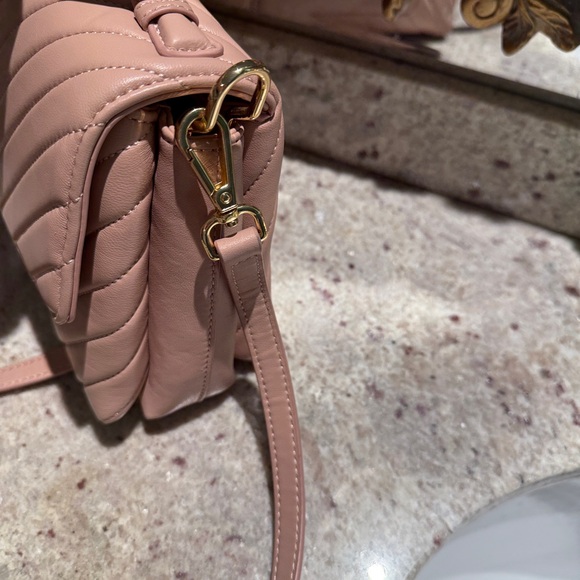 Quince Leather Quilted Pink Handbag - Picture 2 of 7